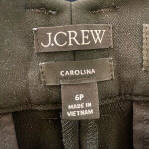 J.Crew Carolina Pant - Black 6P